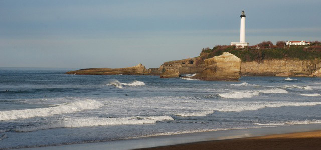 Phare entre Biarritz et Anglet